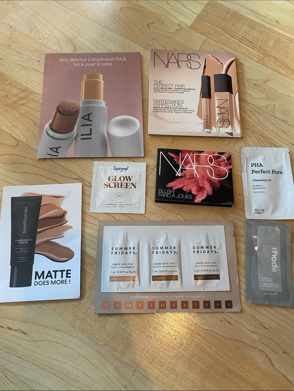 Bundle of 8 Neutral Beige tints and Face Sample Sets